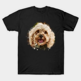 Cavapoo watercolor T-Shirt